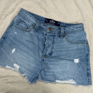 hollister high rise mom shorts